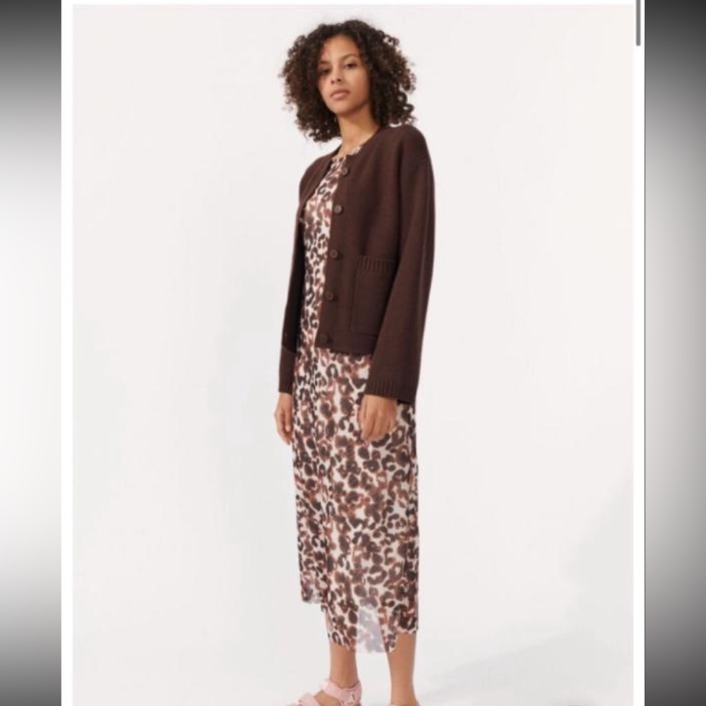 Baum und pferdgarten leopard print dress